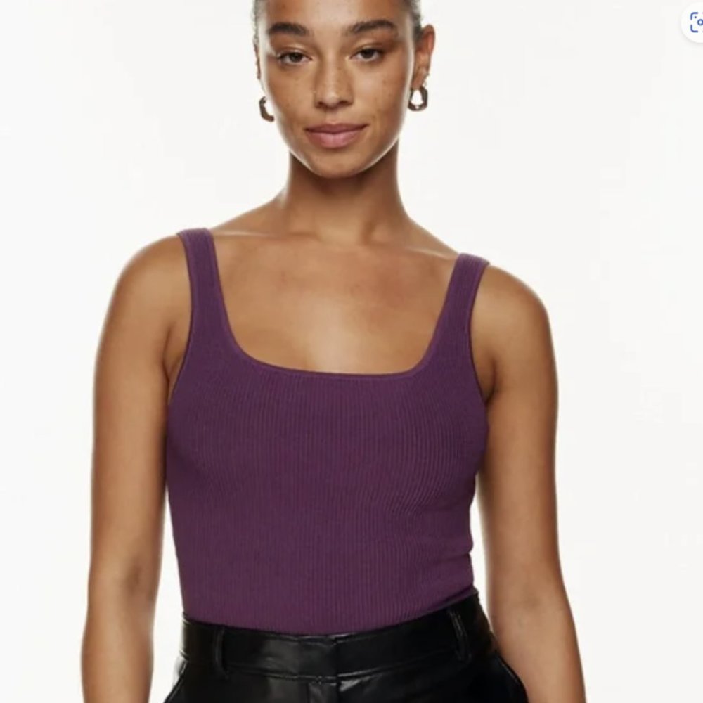Babaton Women's Tops Aritzia Babaton Sculpt Knit Squareneck Tank - Never Worn